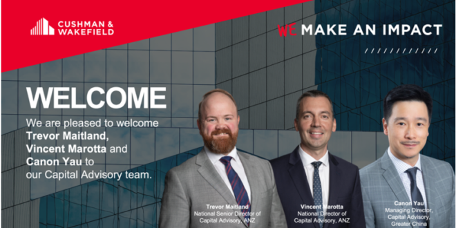 Cushman & Wakefield Grows its Capital Advisory business in Greater ...