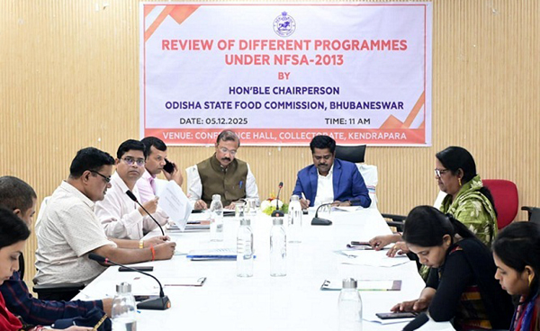 ରାଜ୍ୟ ଖାଦ୍ୟ କମିଶନ ଅଧ୍ୟକ୍ଷଙ୍କ କେନ୍ଦ୍ରାପଡା ଗସ୍ତ